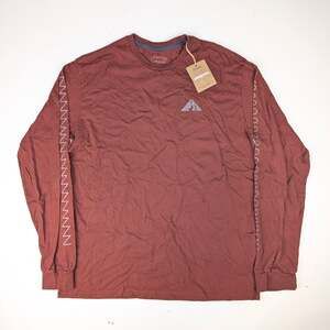 Patagonia Men's Small Driftways Long Sleeve Shirt - Dried Vanilla (Burgundy)